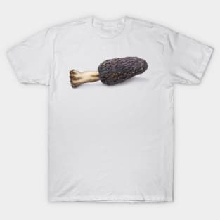 Black Morel Illustration T-Shirt